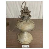 Vintage Oil Lamp Turned Electric