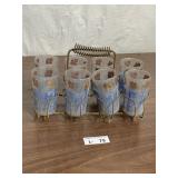 MCM Barware Set w/Caddy