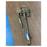 (2) Pipe Wrenches