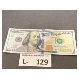 2017 Series $100 Star Note Low Serial Number
