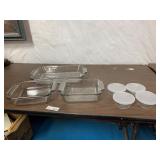 Clear Glass Baking Dishes, etc