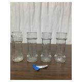 (4) Red Lobster Glasses