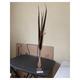 Vintage Pink Depression Glass Swung Bud Vase