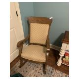 Victorian Style Oak Rocking Chair