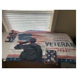American, POW*MIA Flags