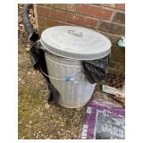 Glavanized Trash Can w/Lid