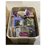 Bird Feed in Plastic Tote