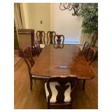 Thomasville Cherry? Dining Table & 8 Chairs,