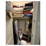 Pillows, Linen, etc in Closet