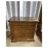 Thomasville Night Stand/ Side Table Marble Top