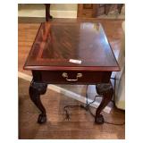Thomasville Mahogany Chippendale Style End Table