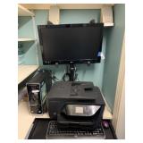 HP Printer Computer, Monitor