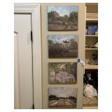 (4) Wall Art Pictures