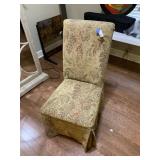 Upholstered Parsons-Style Chair