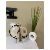 (2) Ceramic Vase Decor