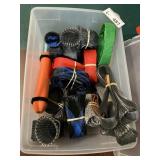 Fishing Rod Sleaves in Small Tote