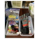 Misc Fishing Bait, Supplies in 2 Small Totes