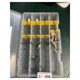 Umbrella Rigs in Plastic Tray Fishing Lures