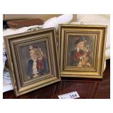 (2) Wall Art "Jamie & Jeannie" by Ann Allaban