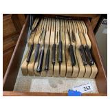 Kitchen Knives in Drawer