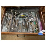 Flatware in Drawer