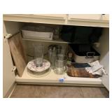 Dishes, Decor Lower Cabinet