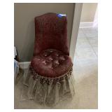 Bombay Company Style Skirted Vanity Chair