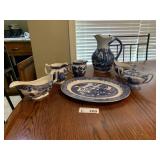 Blue Willow Woodsware Wood & Sons England