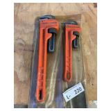 (2) Craftsman Pipe Wrenches