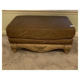 Leather Ottoman
