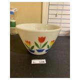 Vintage Fire King Tulip Mixing Bowl