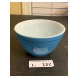 Vintage Pyrex 401 Mixing Bowl Blue