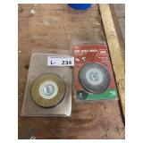 (2) NIP Wire Wheel Brushes