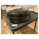 Small Graniteware Roasting Pan