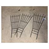 (3) Small Garden Trellis