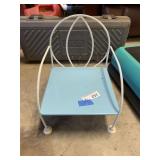 Small Wood Metal Child - Doll Chair