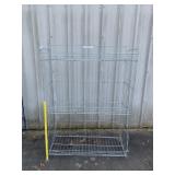 Metal Wire Deck Retail Rack