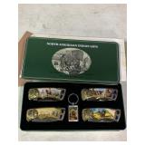 North American Indian Life Knife Set stock pic