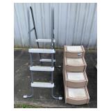 Plastic Steps & Pool Ladder