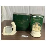 (2) Snowbabies Decor