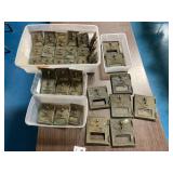 Vintage Brass Post Office Box Doors