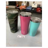 (2) Stainless Corkcicle Cups