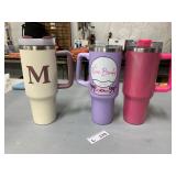 (3) Stainless Cups