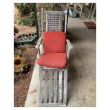 Antique Wood Lounger