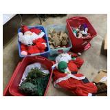(4) Totes Christmas Decor