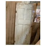 Antique Wood Door - white