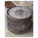 Rustic Barrel Planter