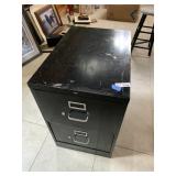 2 Drawer Metal File Cabinet