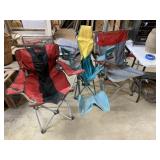 (3) Folding Lawn Chairs