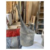 Antique Galvinzed Railroad Oil Can